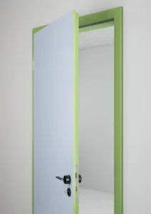 Tok: Kiwi Zöld | Élfólia: Lime Zöld Ajtólap: Horizont Kék